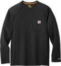 Closeout - Carhartt Force Cotton Delmont Long Sleeve T-Shirt