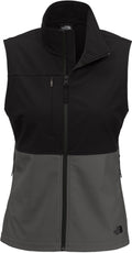 no-logo Closeout - The North Face Ladies Castle Rock Soft Shell Vest-Discontinued-The North Face-Asphalt Grey-S-Thread Logic