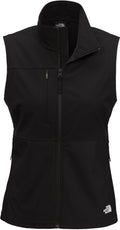 no-logo Closeout - The North Face Ladies Castle Rock Soft Shell Vest-Discontinued-The North Face-TNF Black-S-Thread Logic