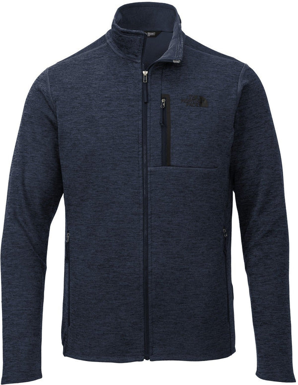 no-logo Closeout - The North Face Skyline Full Zip Fleece-Discontinued-The North Face-Urban Navy Heather-S-Thread Logic
