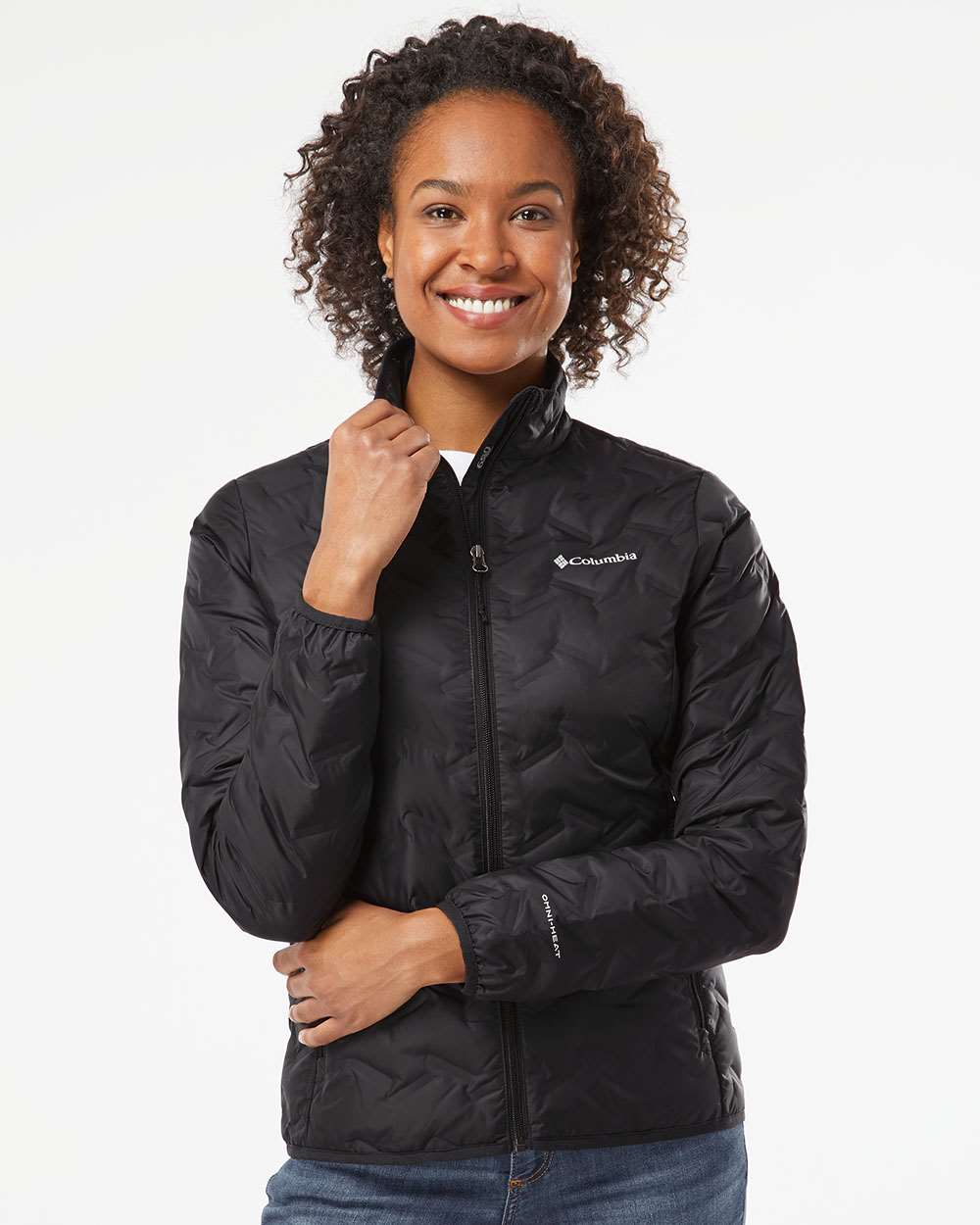 Personalized top Ladies Columbia Puffy Jacket