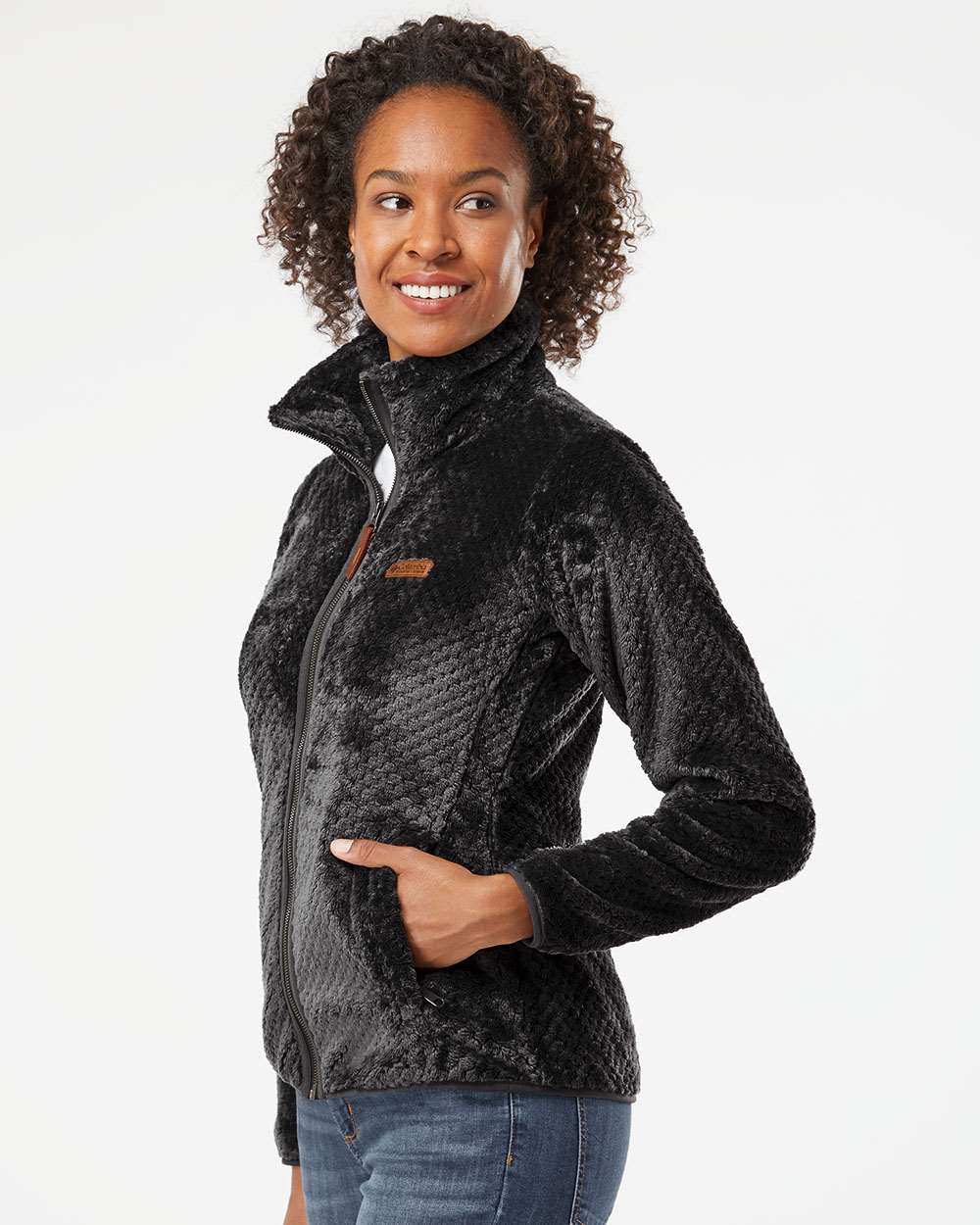 no-logo Columbia Ladies Fire Side II Sherpa Full-Zip-Ladies Jackets-Columbia-Thread Logic