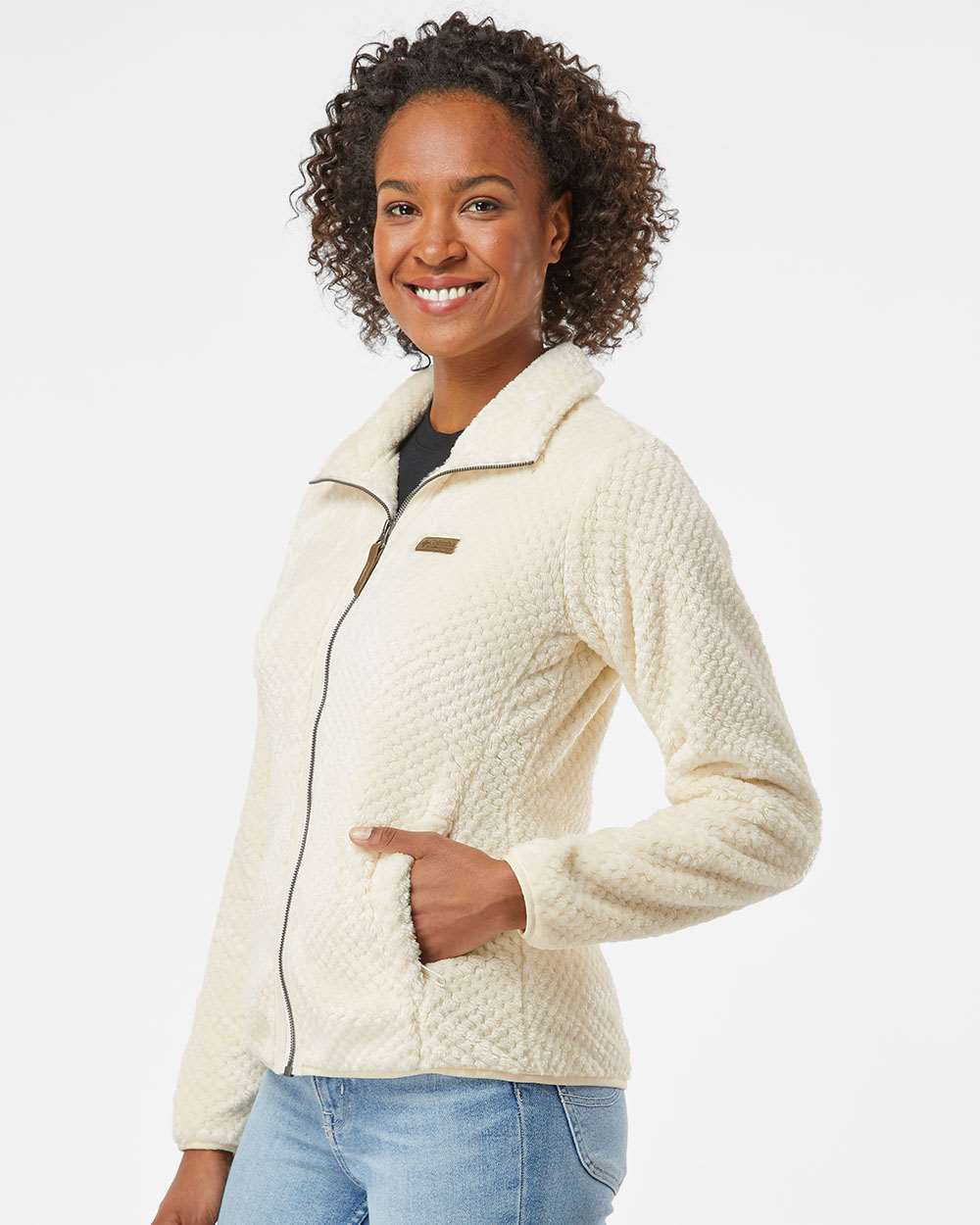 no-logo Columbia Ladies Fire Side II Sherpa Full-Zip-Ladies Jackets-Columbia-Thread Logic