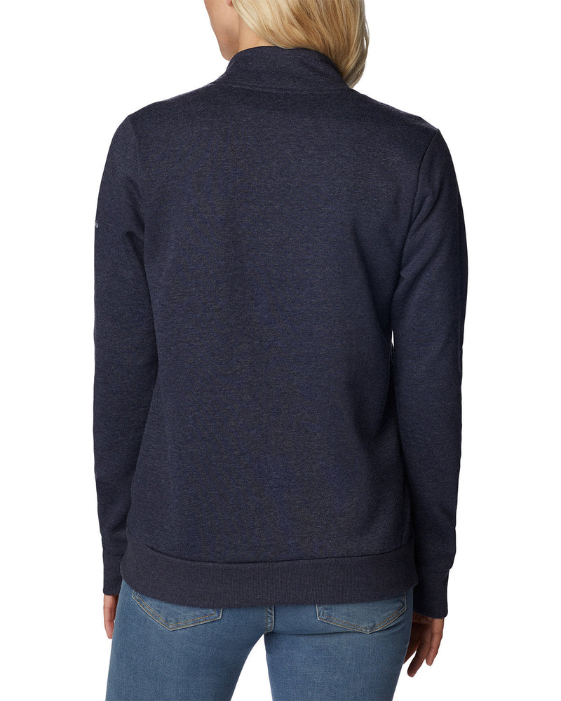 no-logo Columbia Ladies Hart Mountain Quarter-Zip-Knits and Layering-Columbia-Thread Logic