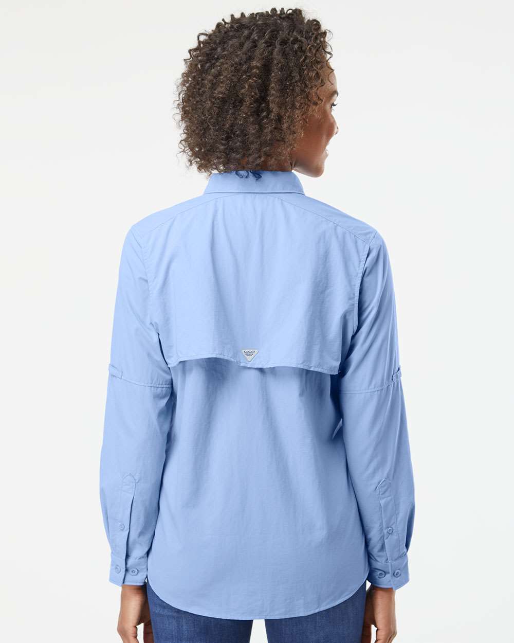 no-logo Columbia Ladies PFG Bahama Long Sleeve Shirt-Ladies Dress Shirts-Columbia-Thread Logic