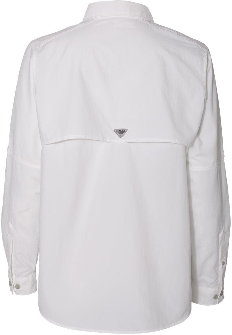 no-logo Columbia Ladies PFG Bahama Long Sleeve Shirt-Ladies Dress Shirts-Columbia-Thread Logic