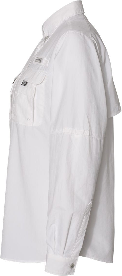 no-logo Columbia Ladies PFG Bahama Long Sleeve Shirt-Ladies Dress Shirts-Columbia-Thread Logic