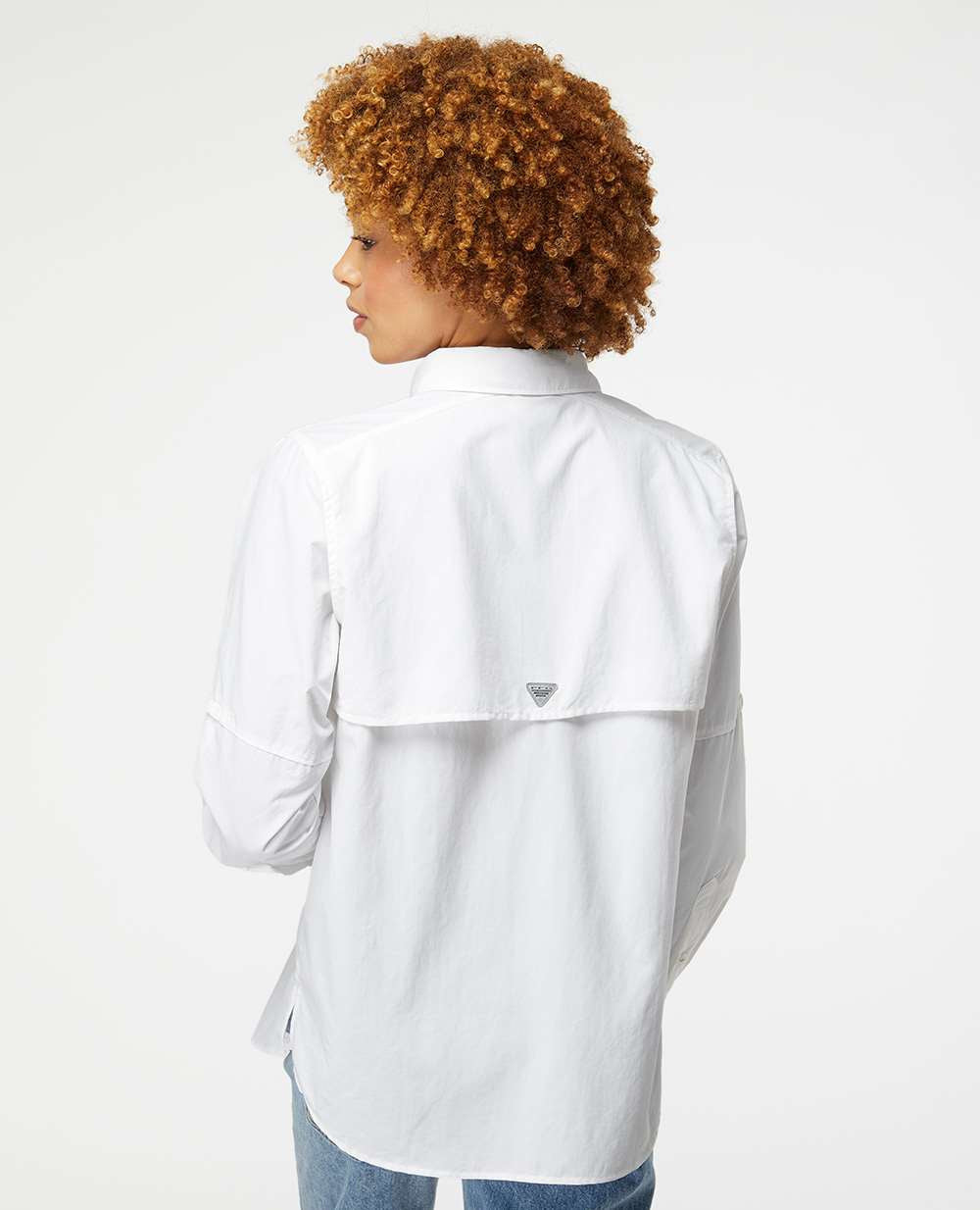 no-logo Columbia Ladies PFG Bahama Long Sleeve Shirt-Ladies Dress Shirts-Columbia-Thread Logic