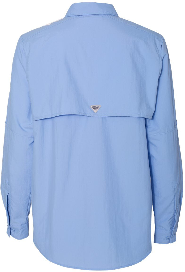 no-logo Columbia Ladies PFG Bahama Long Sleeve Shirt-Ladies Dress Shirts-Columbia-Thread Logic