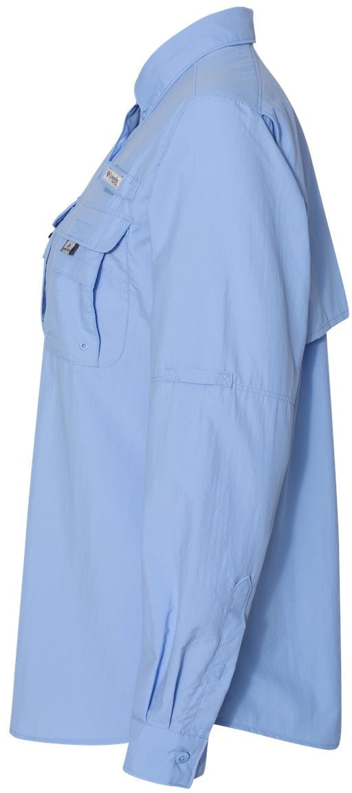 no-logo Columbia Ladies PFG Bahama Long Sleeve Shirt-Ladies Dress Shirts-Columbia-Thread Logic