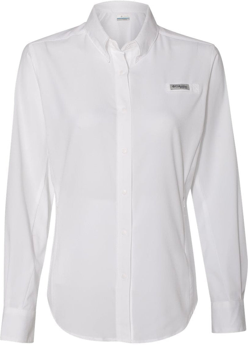 Columbia PFG Tamiami II Long-Sleeve Shirt for Ladies - White - S