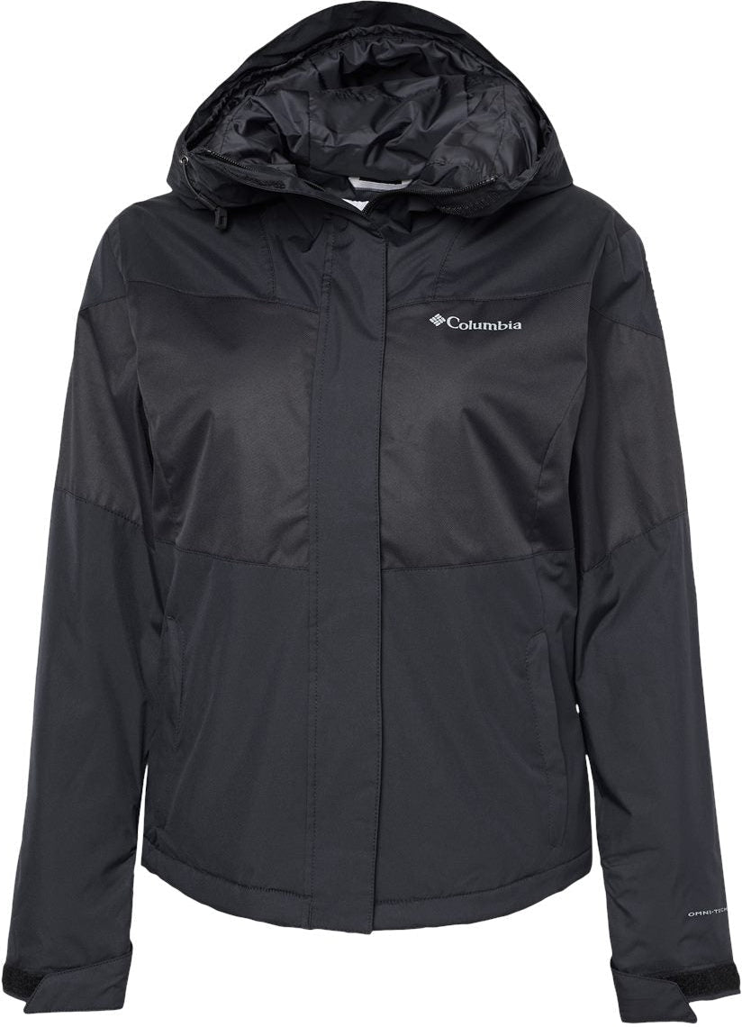 logo-right Columbia Ladies Tipton Peak II Insulated Jacket-Apparel-Columbia-Black-S-Thread Logic