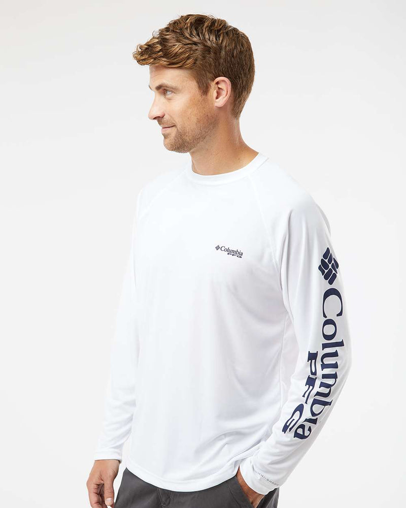 Columbia Men's PFG Terminal Tackle Long Sleeve Shirt - XL - Grey