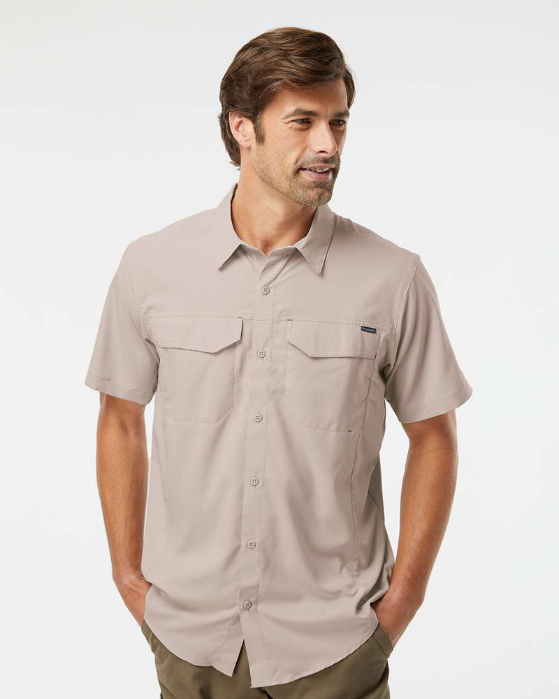no-logo Columbia Silver Ridge Lite Short Sleeve Shirt-Men's Dress Shirts-Columbia-Thread Logic