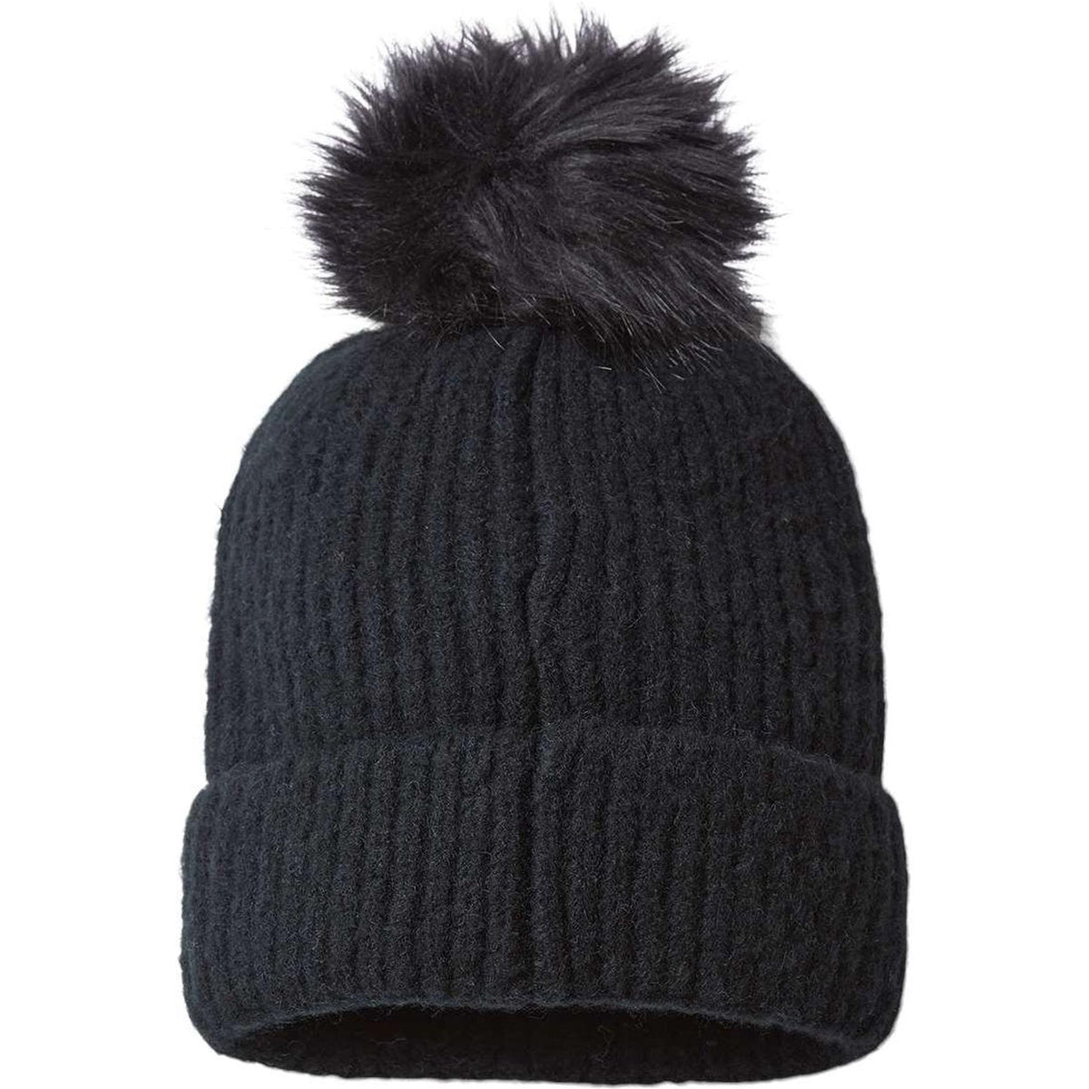 no-logo Columbia Winter Blur™ Pom Pom Beanie-Headwear - Winter-Columbia-Thread Logic
