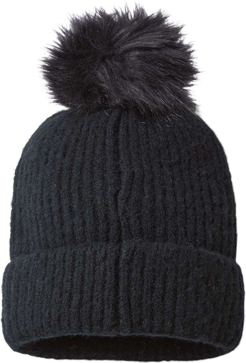 no-logo Columbia Winter Blur™ Pom Pom Beanie-Headwear - Winter-Columbia-Thread Logic