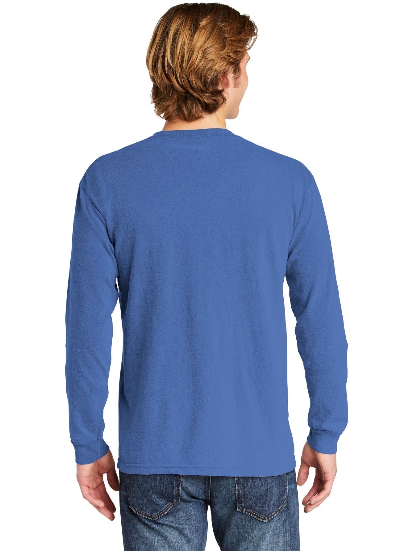 no-logo Comfort Colors Heavyweight Ring Spun Long Sleeve Pocket Tee-Regular-Comfort Colors-Thread Logic