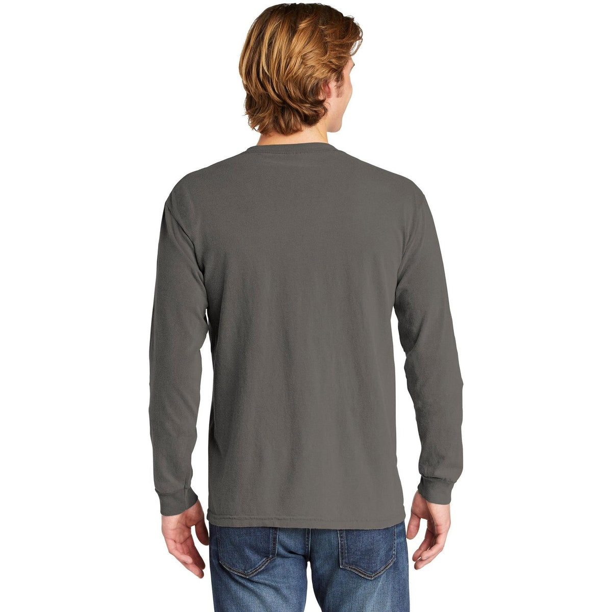 no-logo Comfort Colors Heavyweight Ring Spun Long Sleeve Pocket Tee-Regular-Comfort Colors-Thread Logic