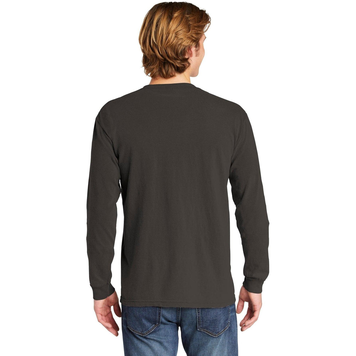 no-logo Comfort Colors Heavyweight Ring Spun Long Sleeve Pocket Tee-Regular-Comfort Colors-Thread Logic