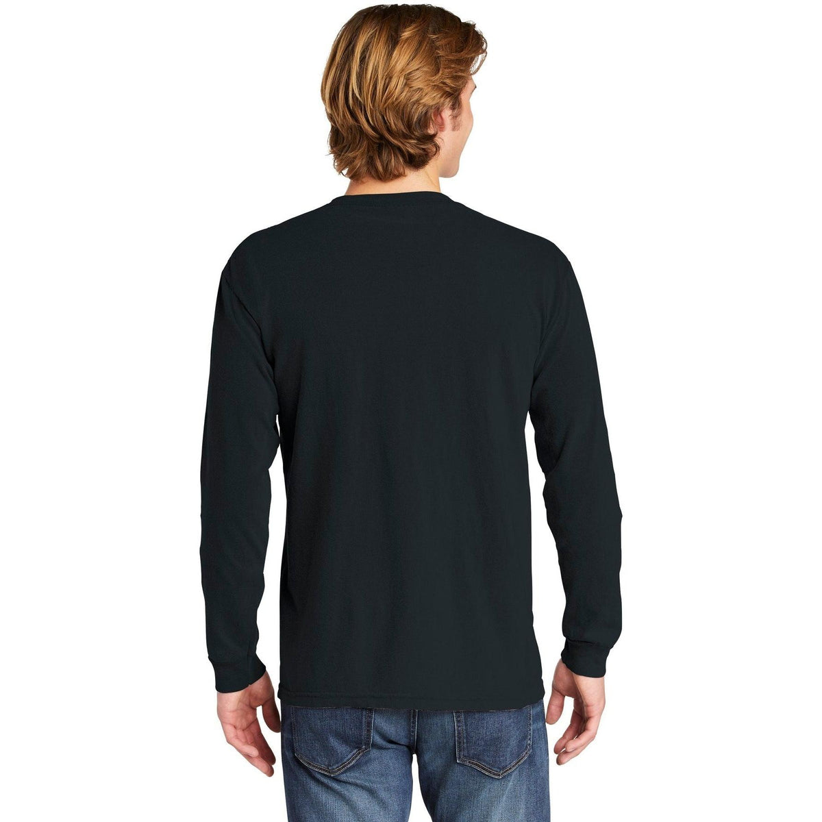 no-logo Comfort Colors Heavyweight Ring Spun Long Sleeve Pocket Tee-Regular-Comfort Colors-Thread Logic