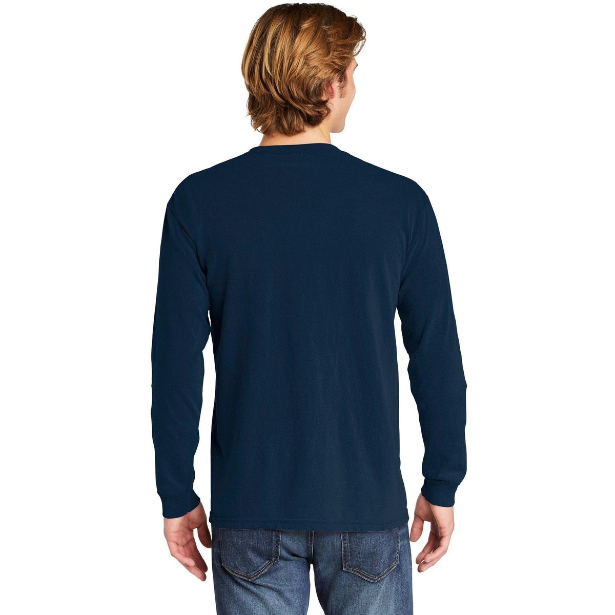 no-logo Comfort Colors Heavyweight Ring Spun Long Sleeve Pocket Tee-Regular-Comfort Colors-Thread Logic
