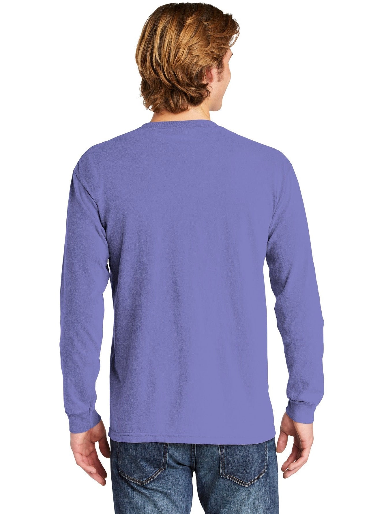 no-logo Comfort Colors Heavyweight Ring Spun Long Sleeve Pocket Tee-Regular-Comfort Colors-Thread Logic
