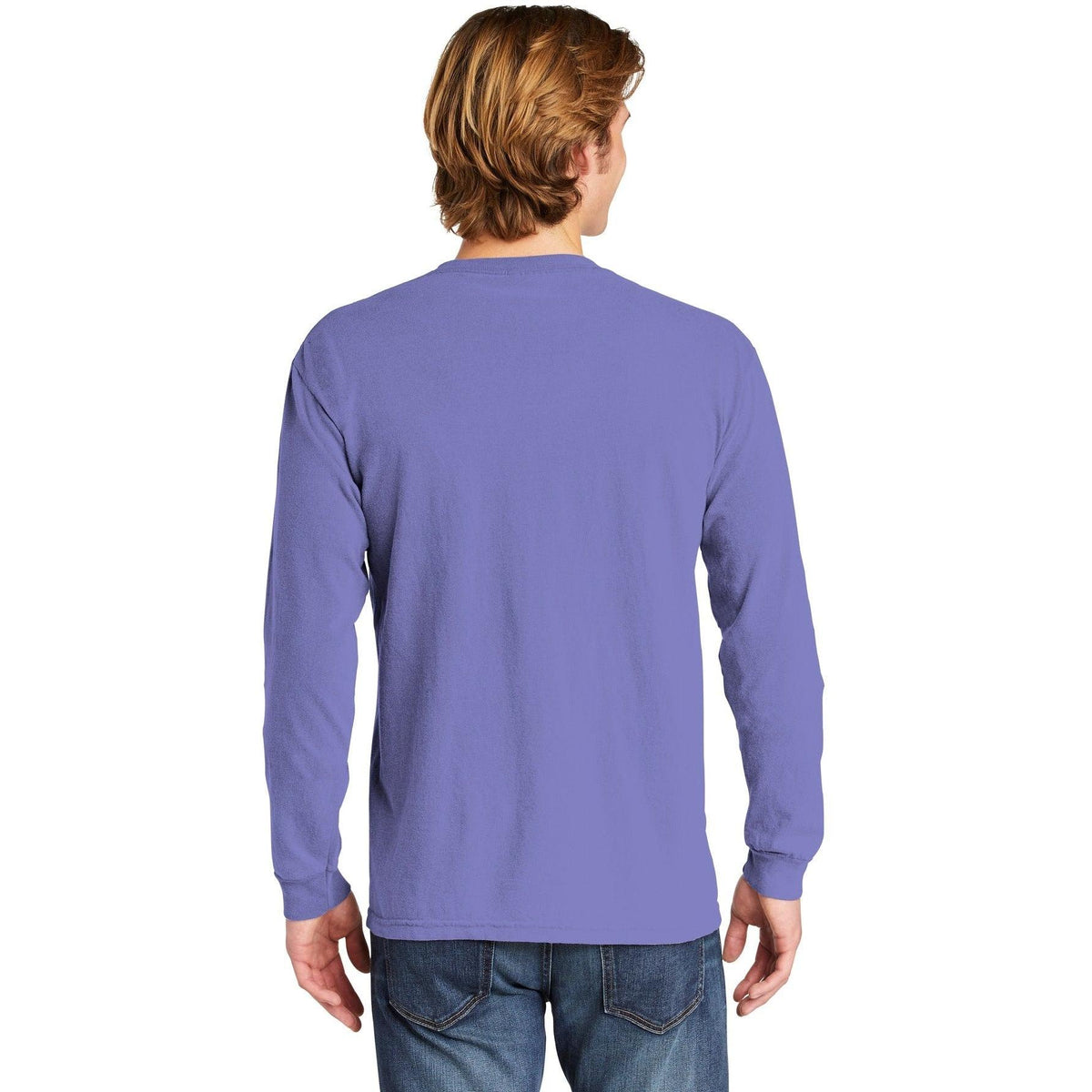 no-logo Comfort Colors Heavyweight Ring Spun Long Sleeve Pocket Tee-Regular-Comfort Colors-Thread Logic