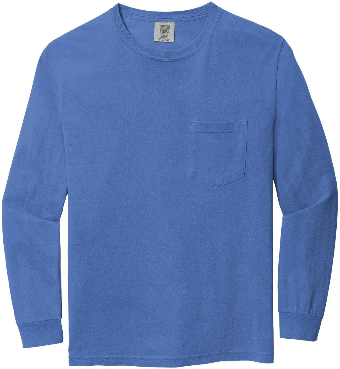 Comfort Colors Heavyweight Ring Spun Long Sleeve Pocket Tee