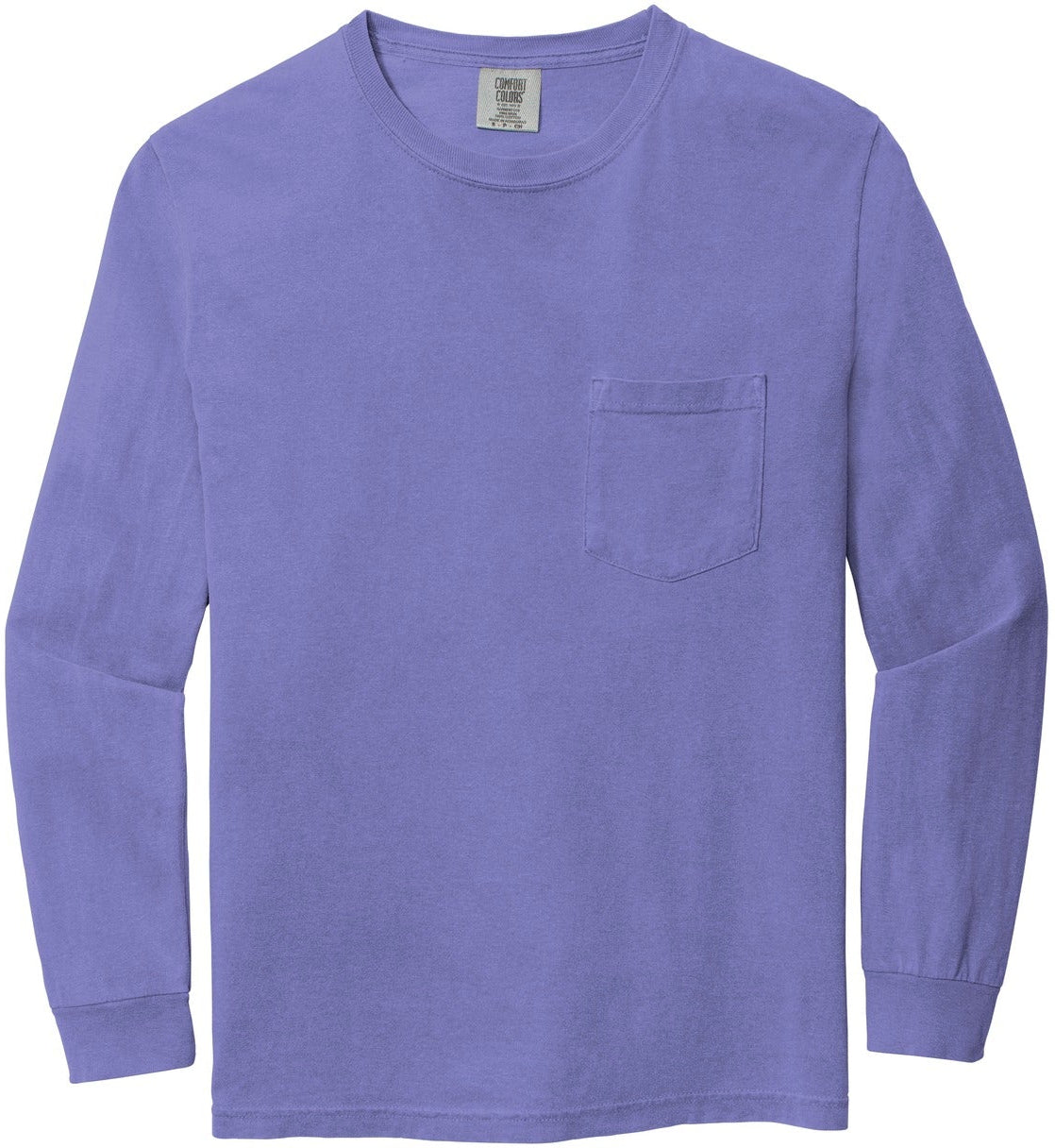 Comfort Colors Heavyweight Ring Spun Long Sleeve Pocket Tee