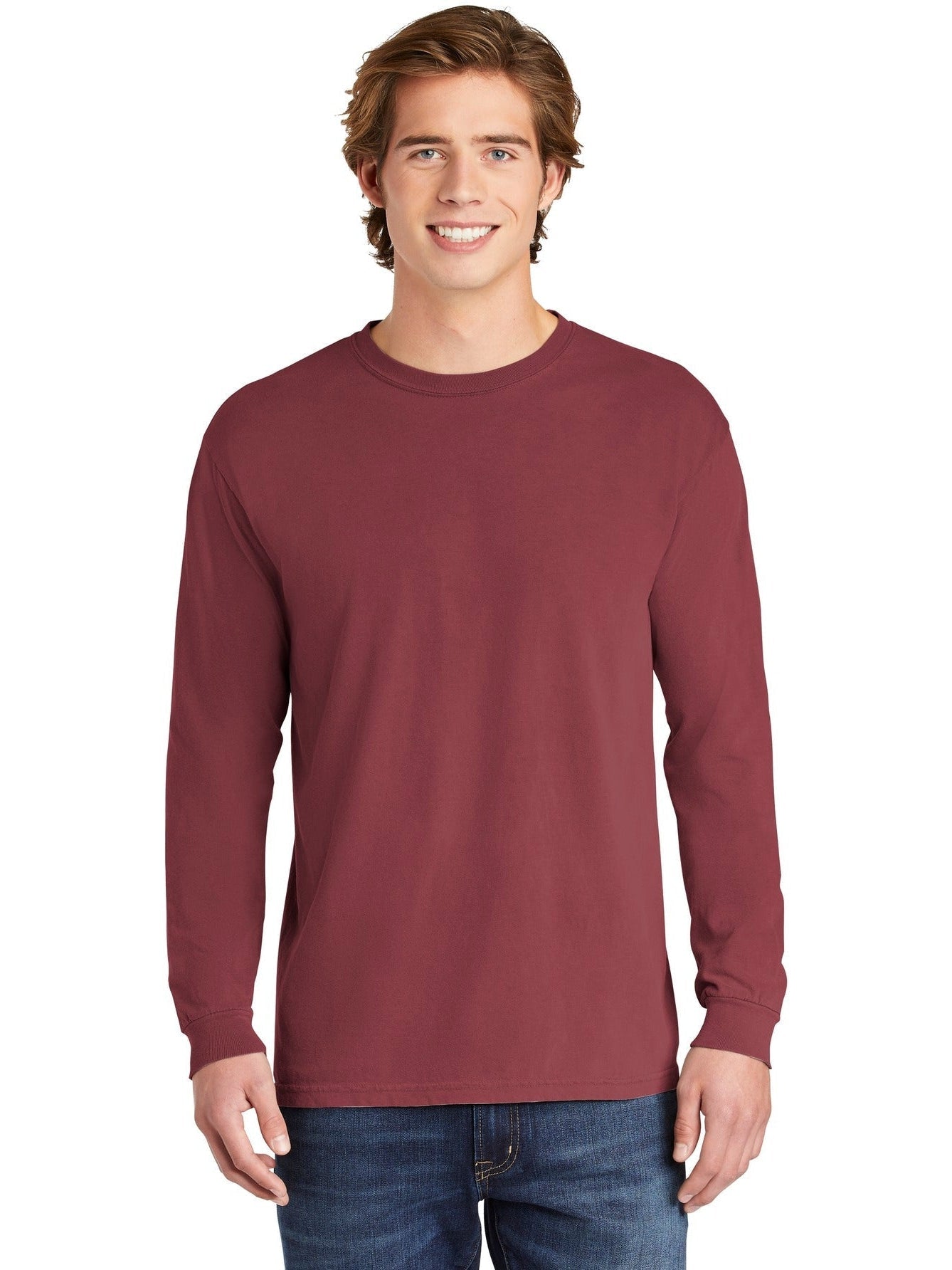 no-logo Comfort Colors Heavyweight Ring Spun Long Sleeve Tee-Regular-Comfort Colors-Thread Logic