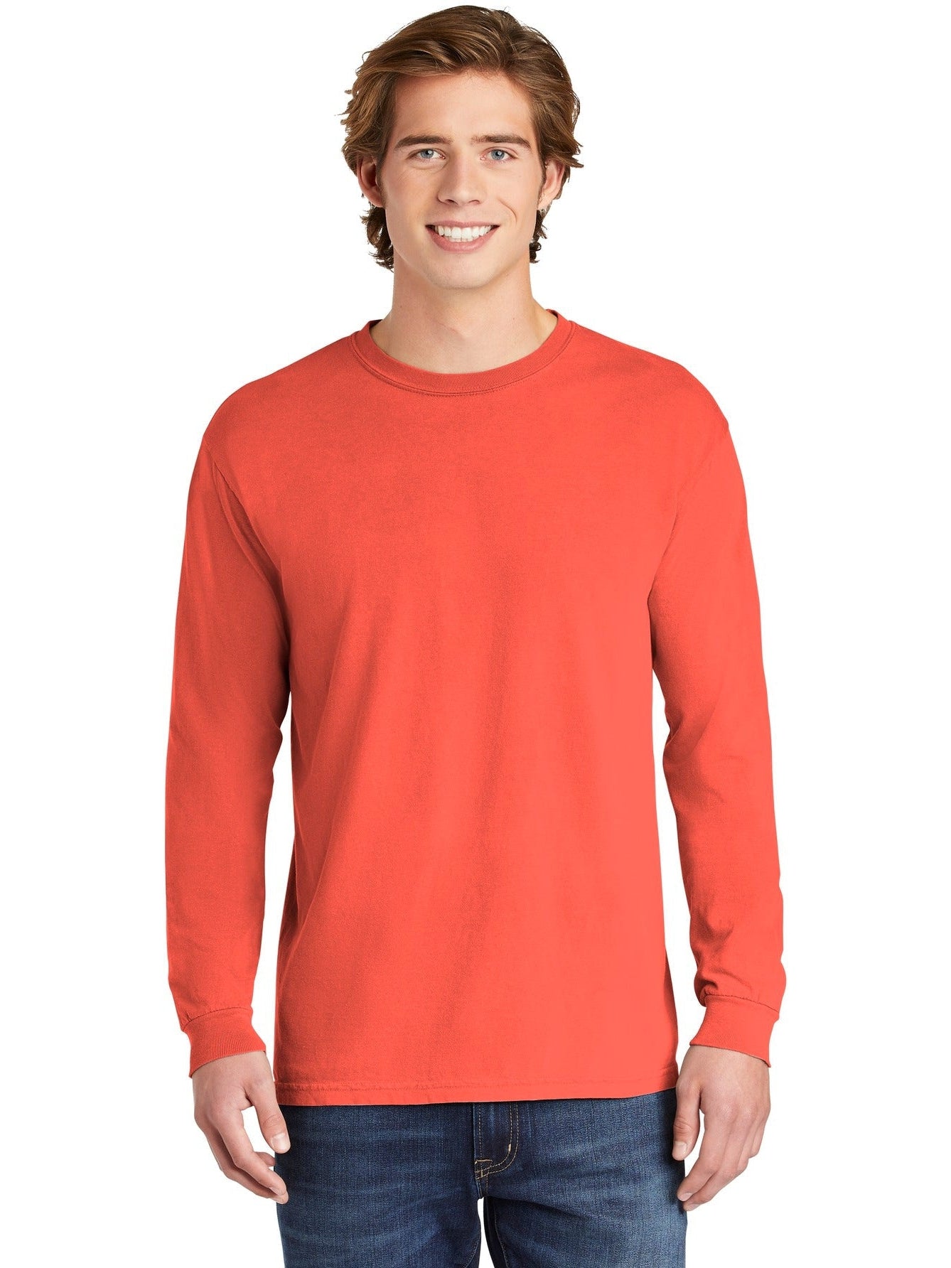 no-logo Comfort Colors Heavyweight Ring Spun Long Sleeve Tee-Regular-Comfort Colors-Thread Logic