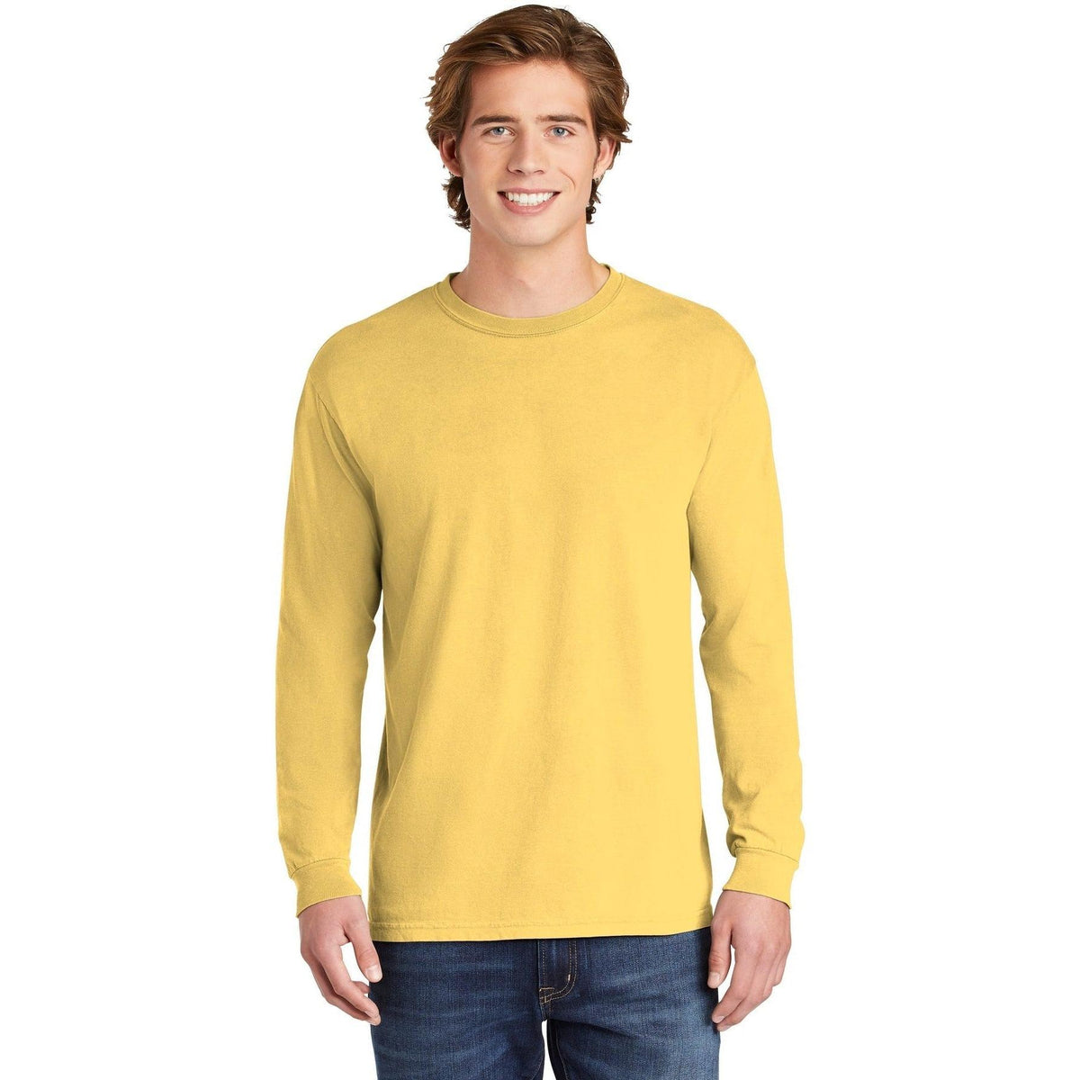 no-logo Comfort Colors Heavyweight Ring Spun Long Sleeve Tee-Regular-Comfort Colors-Thread Logic