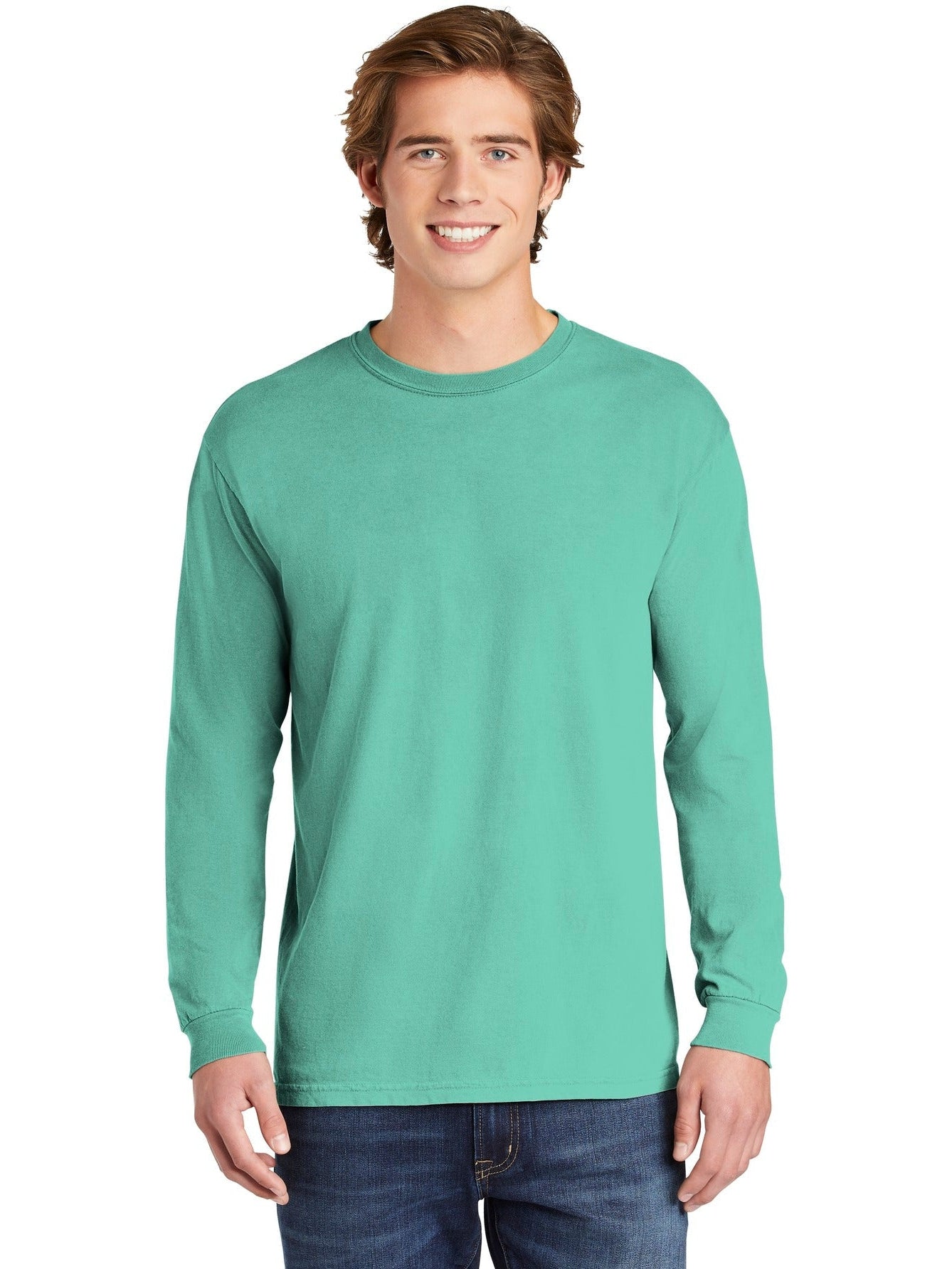 no-logo Comfort Colors Heavyweight Ring Spun Long Sleeve Tee-Regular-Comfort Colors-Thread Logic