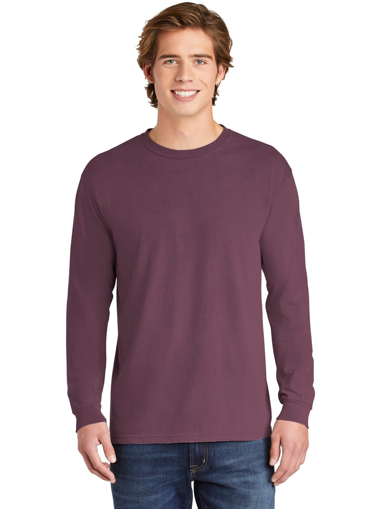 no-logo Comfort Colors Heavyweight Ring Spun Long Sleeve Tee-Regular-Comfort Colors-Thread Logic