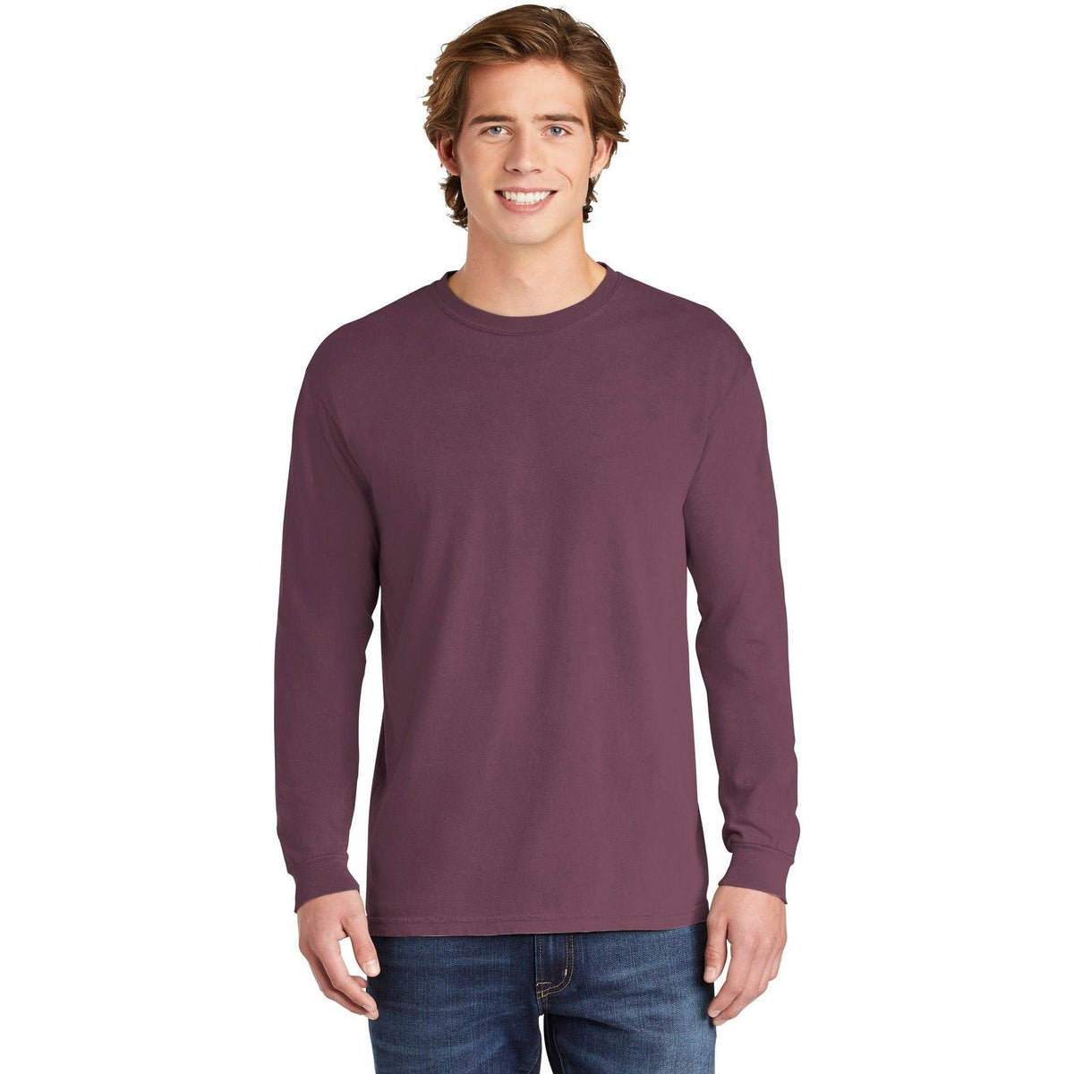 no-logo Comfort Colors Heavyweight Ring Spun Long Sleeve Tee-Regular-Comfort Colors-Thread Logic