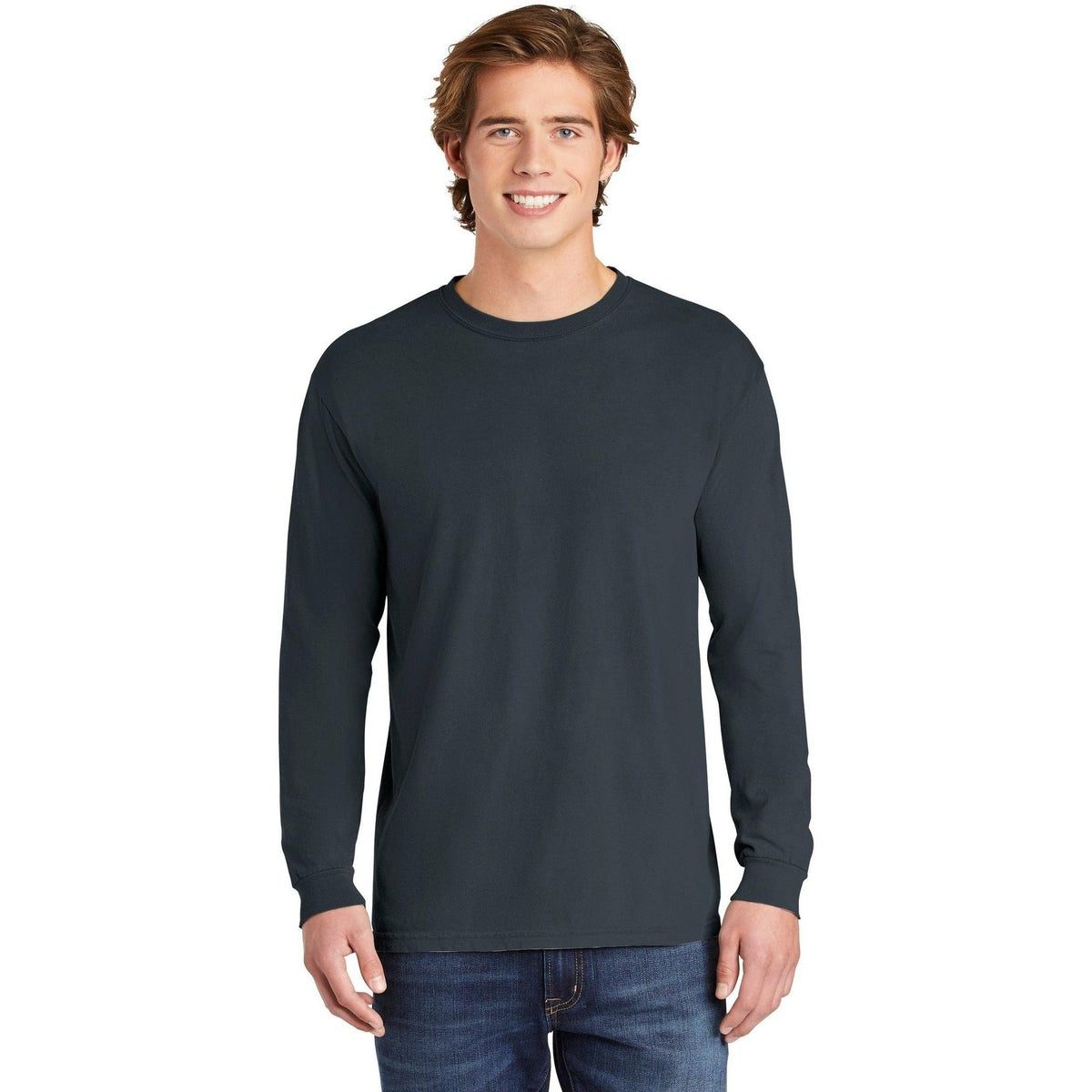 no-logo Comfort Colors Heavyweight Ring Spun Long Sleeve Tee-Regular-Comfort Colors-Thread Logic