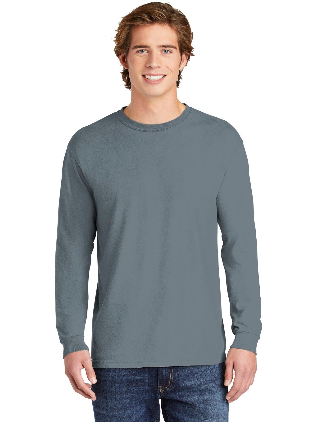 no-logo Comfort Colors Heavyweight Ring Spun Long Sleeve Tee-Regular-Comfort Colors-Thread Logic
