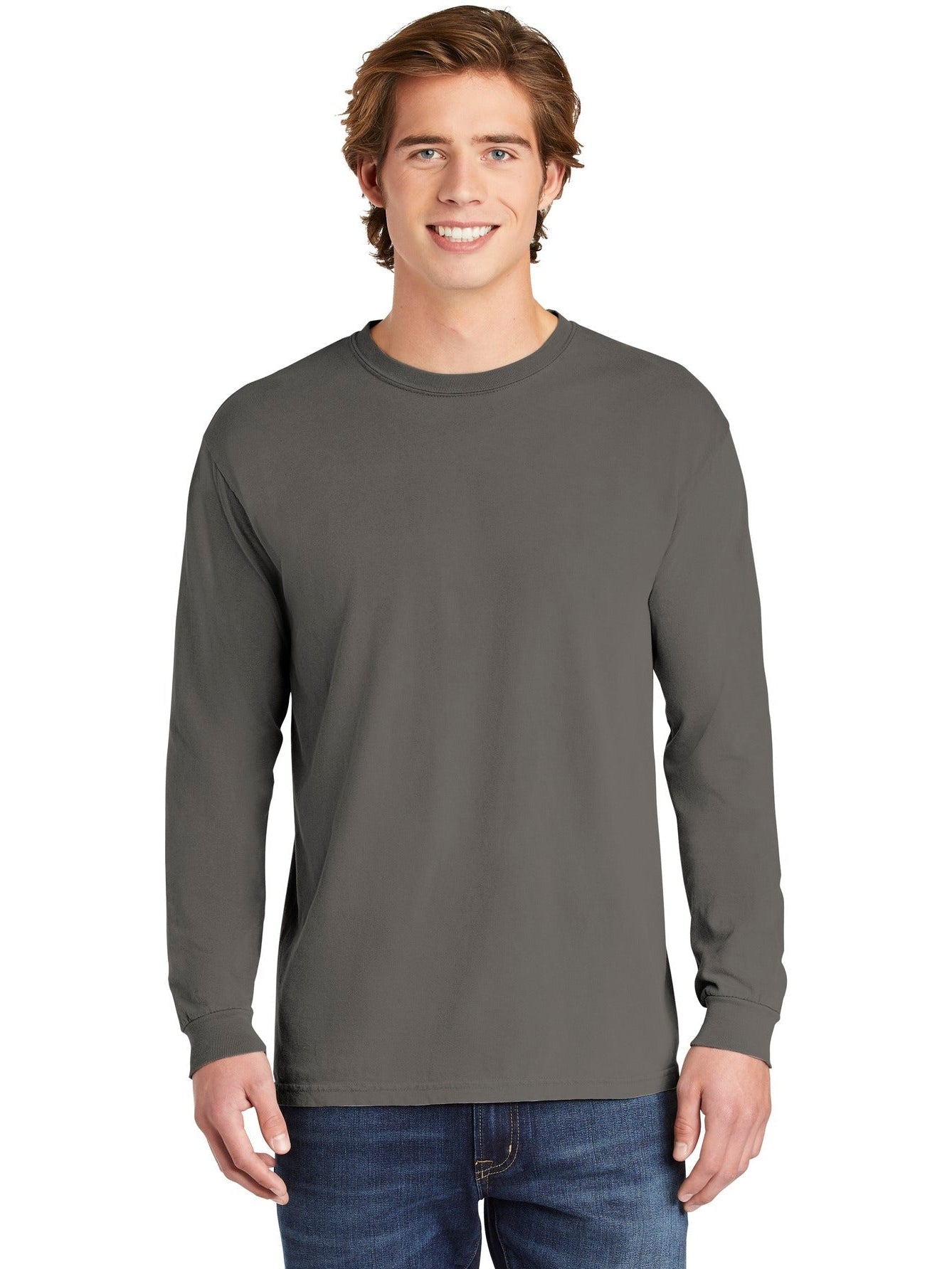 no-logo Comfort Colors Heavyweight Ring Spun Long Sleeve Tee-Regular-Comfort Colors-Thread Logic