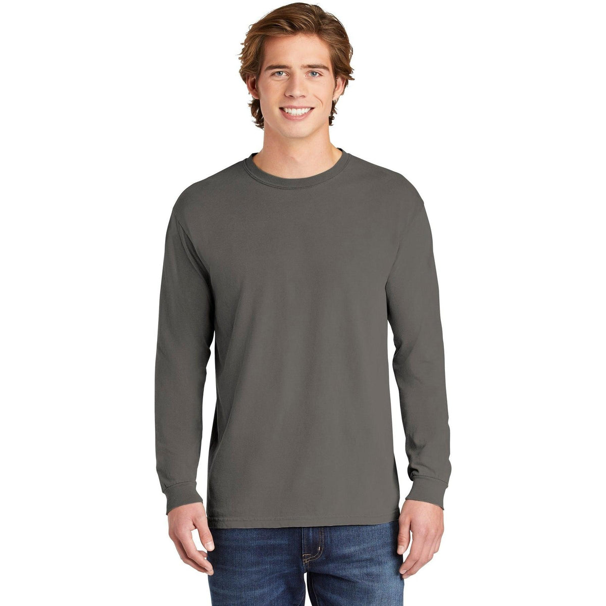no-logo Comfort Colors Heavyweight Ring Spun Long Sleeve Tee-Regular-Comfort Colors-Thread Logic