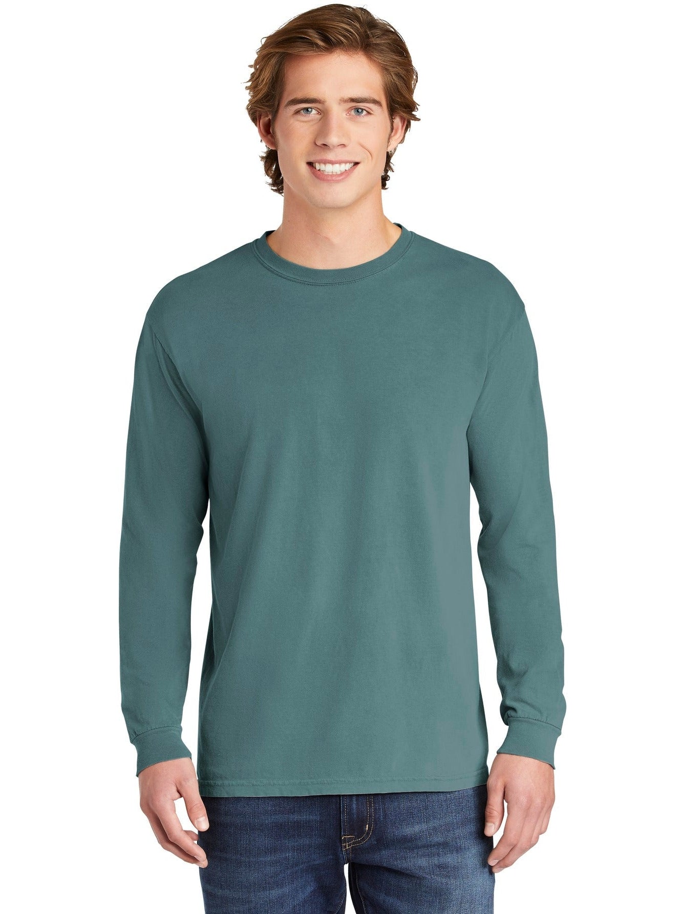 no-logo Comfort Colors Heavyweight Ring Spun Long Sleeve Tee-Regular-Comfort Colors-Thread Logic