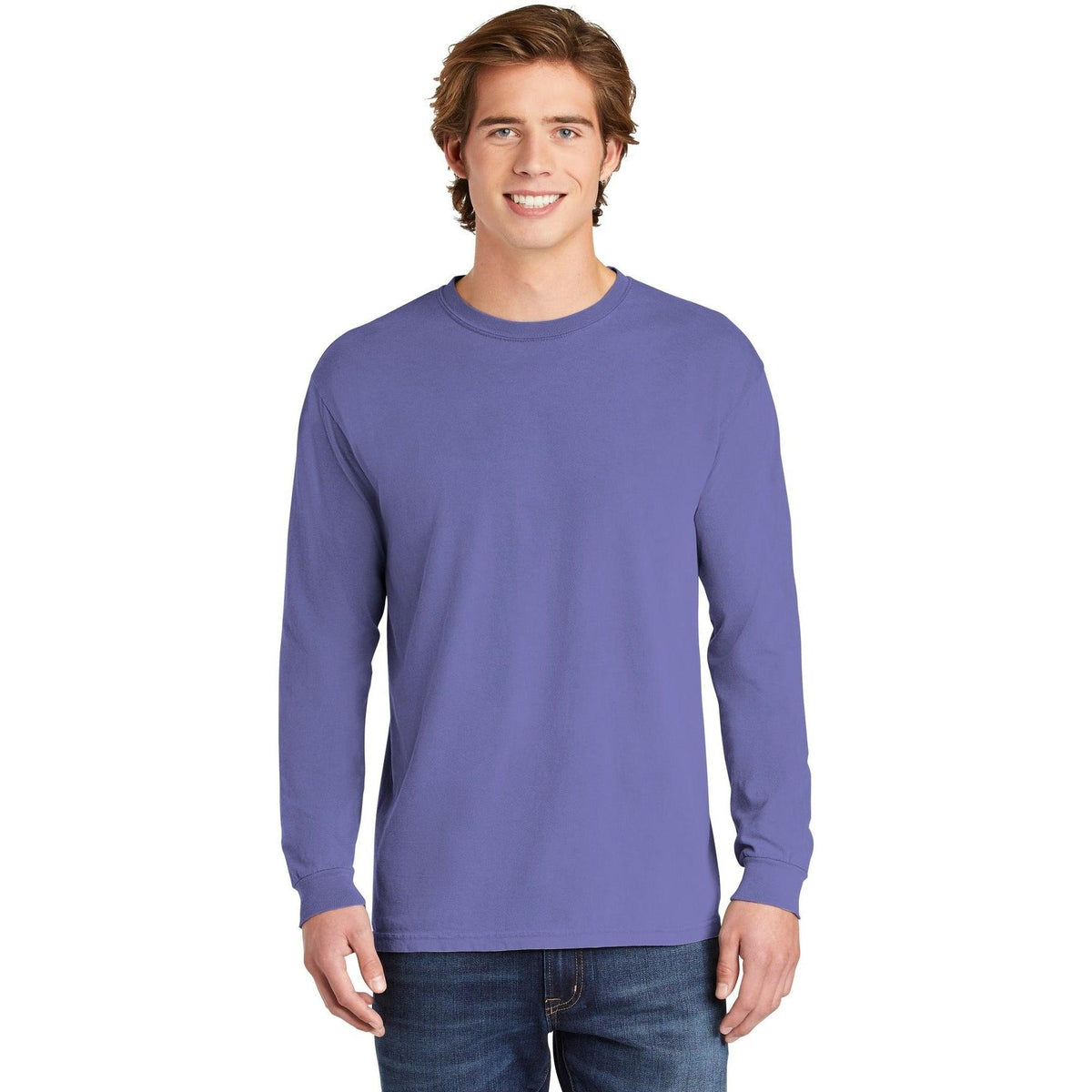 no-logo Comfort Colors Heavyweight Ring Spun Long Sleeve Tee-Regular-Comfort Colors-Thread Logic