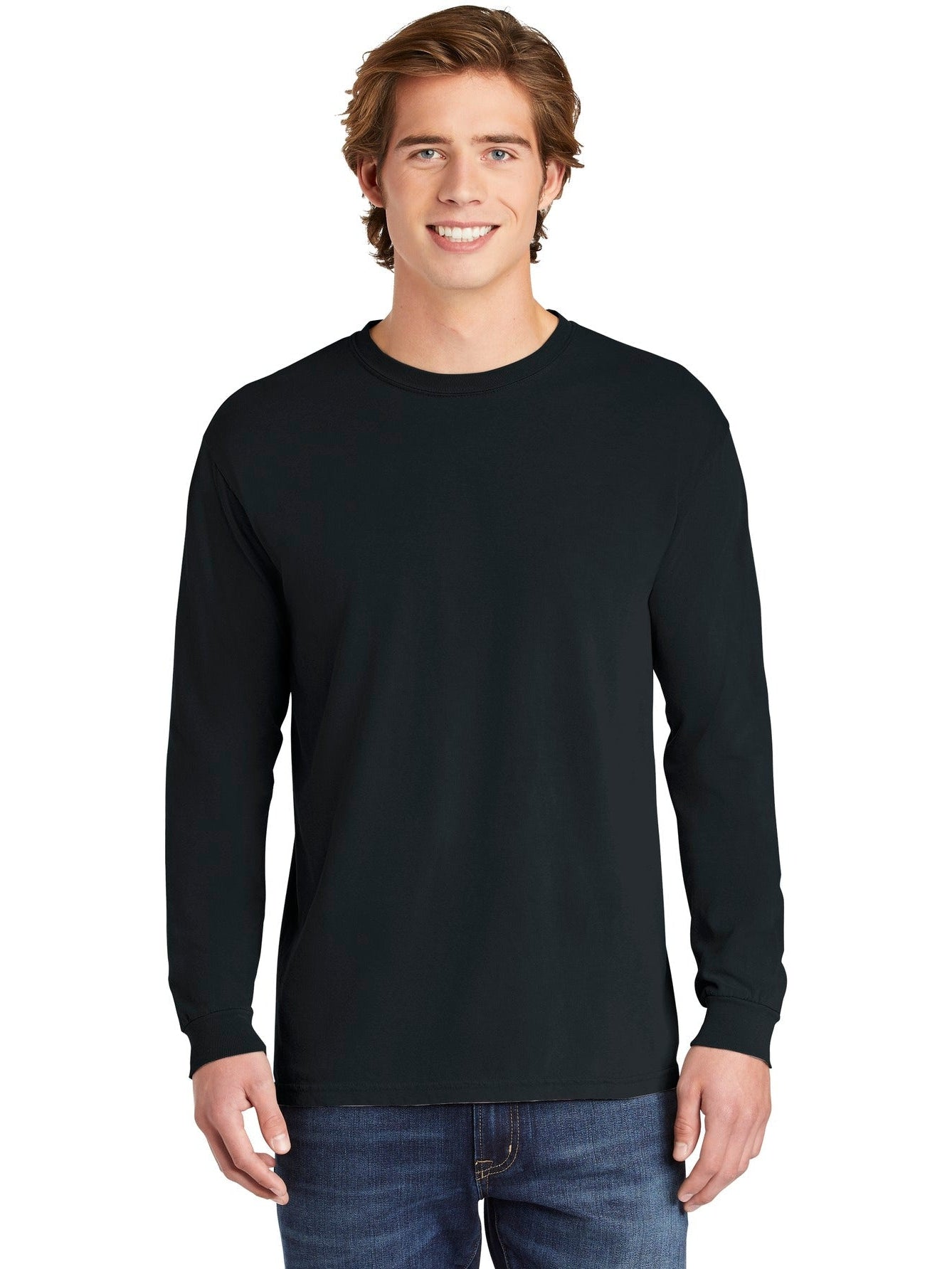 no-logo Comfort Colors Heavyweight Ring Spun Long Sleeve Tee-Regular-Comfort Colors-Thread Logic