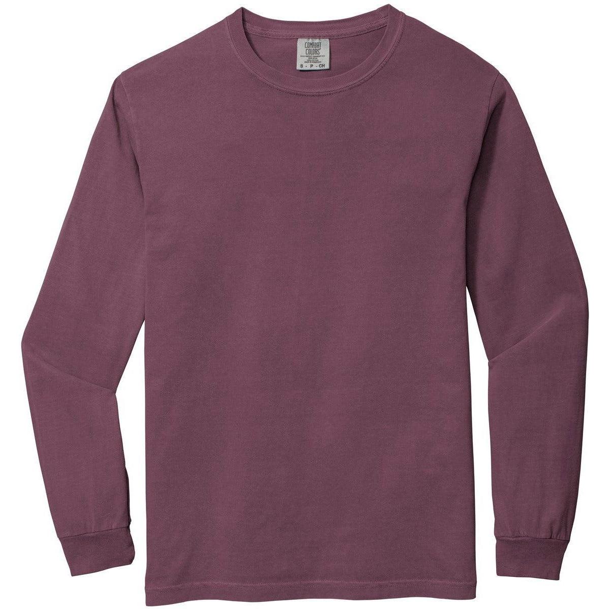 no-logo Comfort Colors Heavyweight Ring Spun Long Sleeve Tee