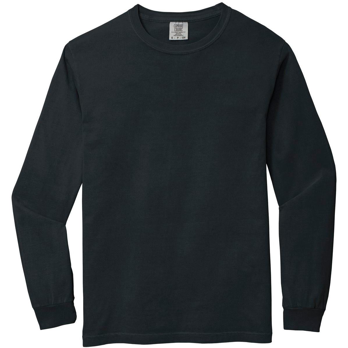 no-logo Comfort Colors Heavyweight Ring Spun Long Sleeve Tee