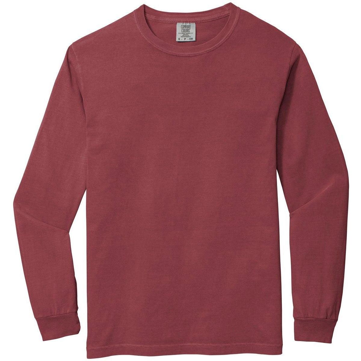 no-logo Comfort Colors Heavyweight Ring Spun Long Sleeve Tee