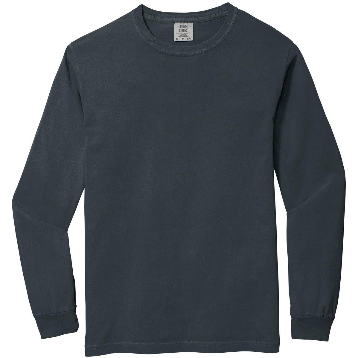 no-logo Comfort Colors Heavyweight Ring Spun Long Sleeve Tee
