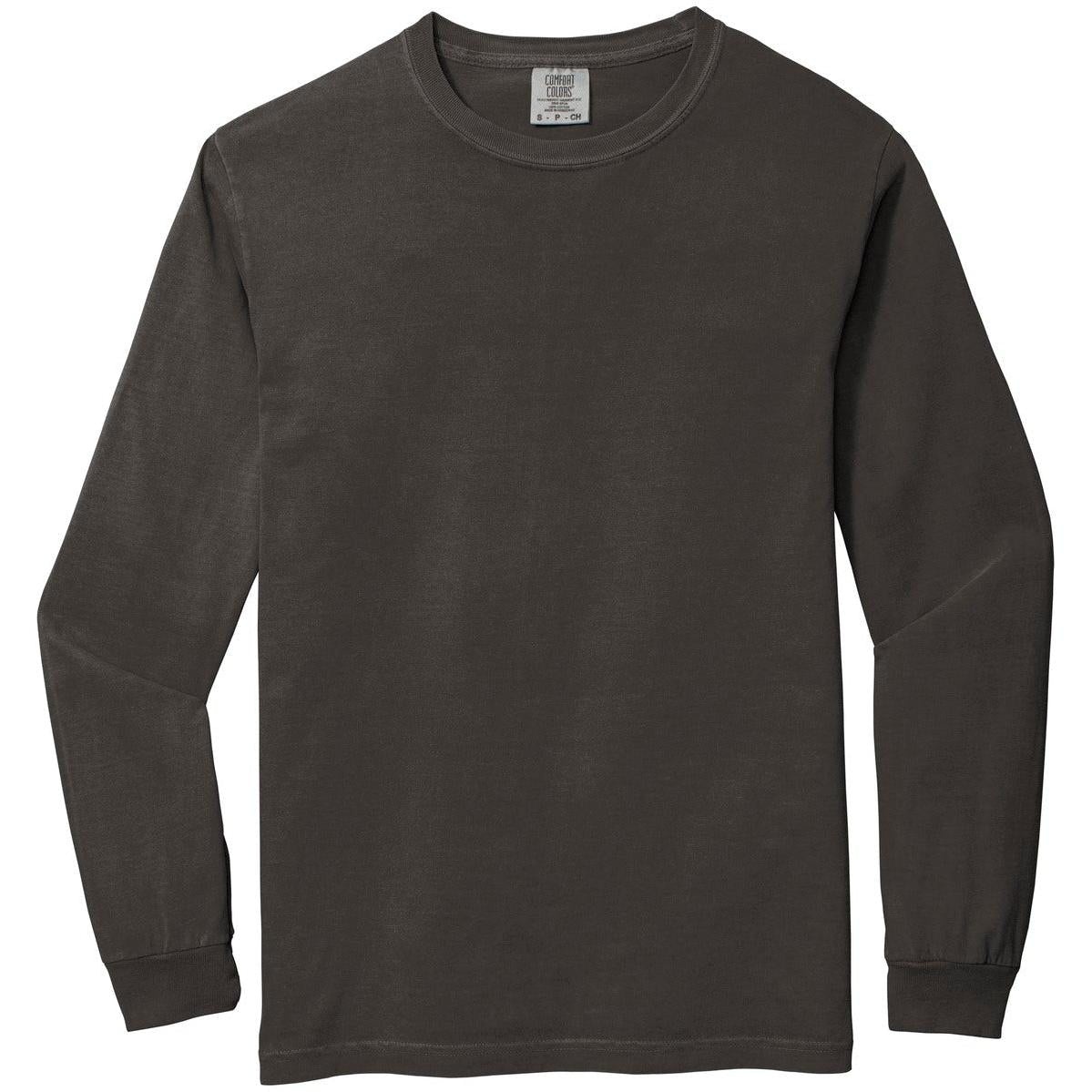no-logo Comfort Colors Heavyweight Ring Spun Long Sleeve Tee