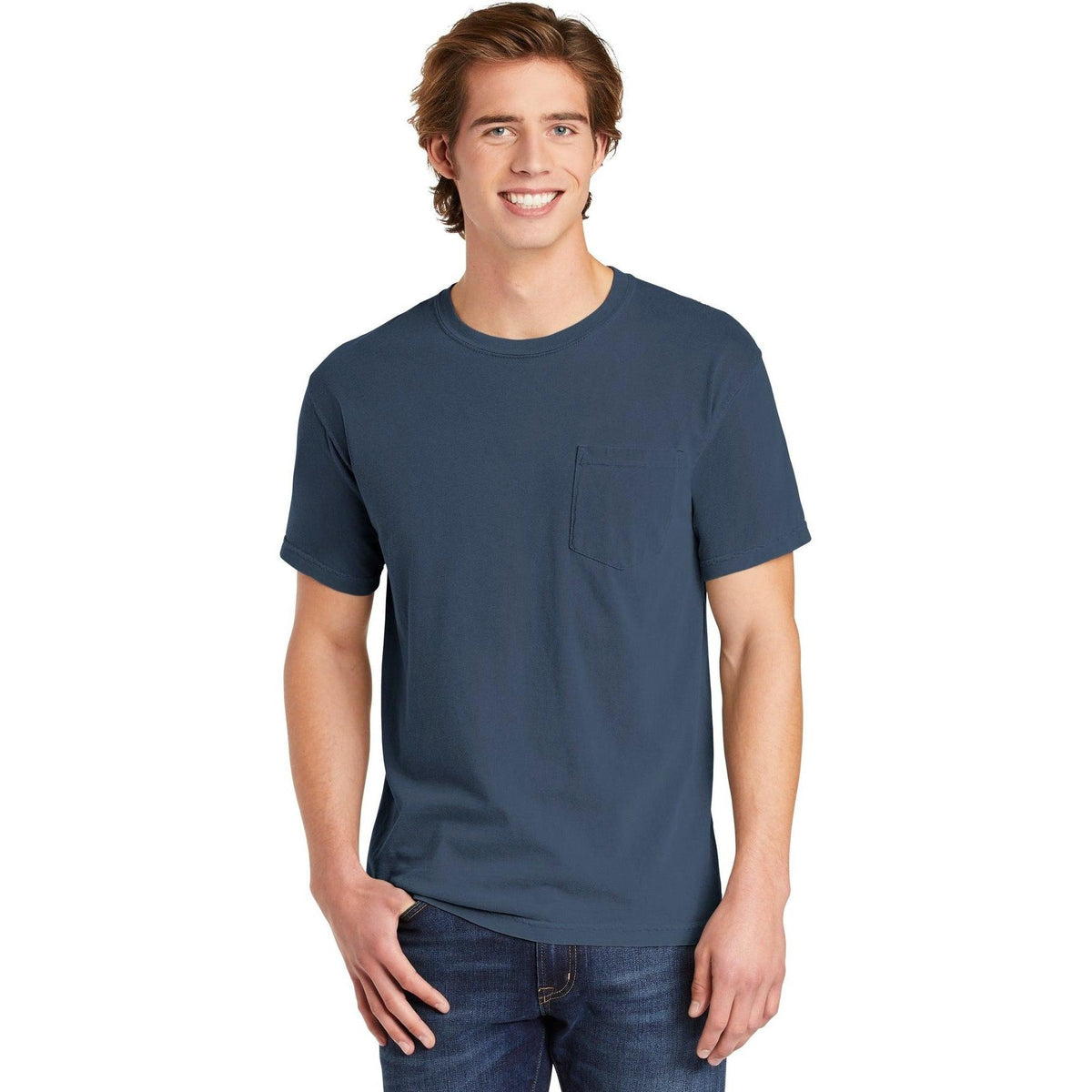 no-logo Comfort Colors Heavyweight Ring Spun Pocket Tee-Regular-Comfort Colors-Thread Logic