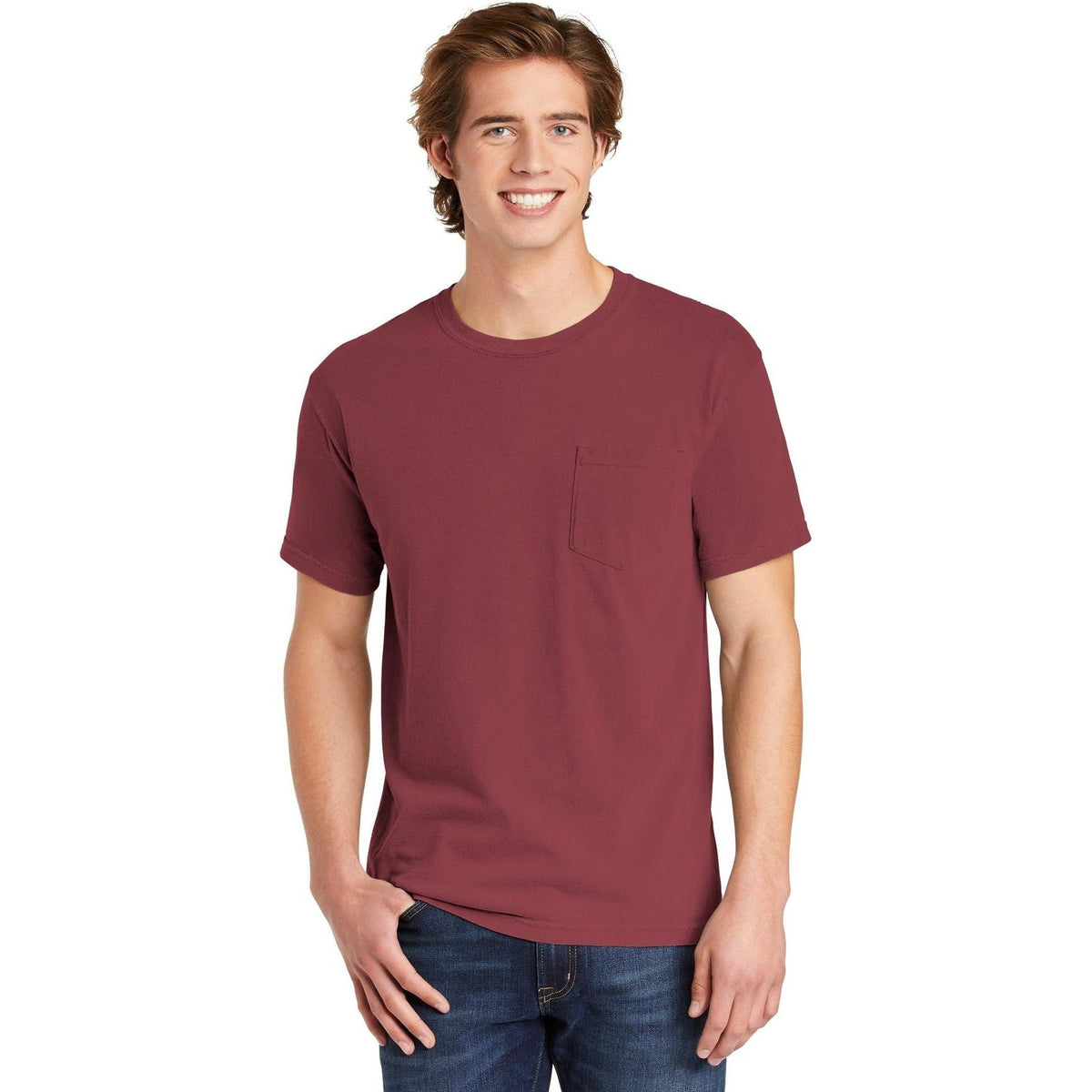 no-logo Comfort Colors Heavyweight Ring Spun Pocket Tee-Regular-Comfort Colors-Thread Logic
