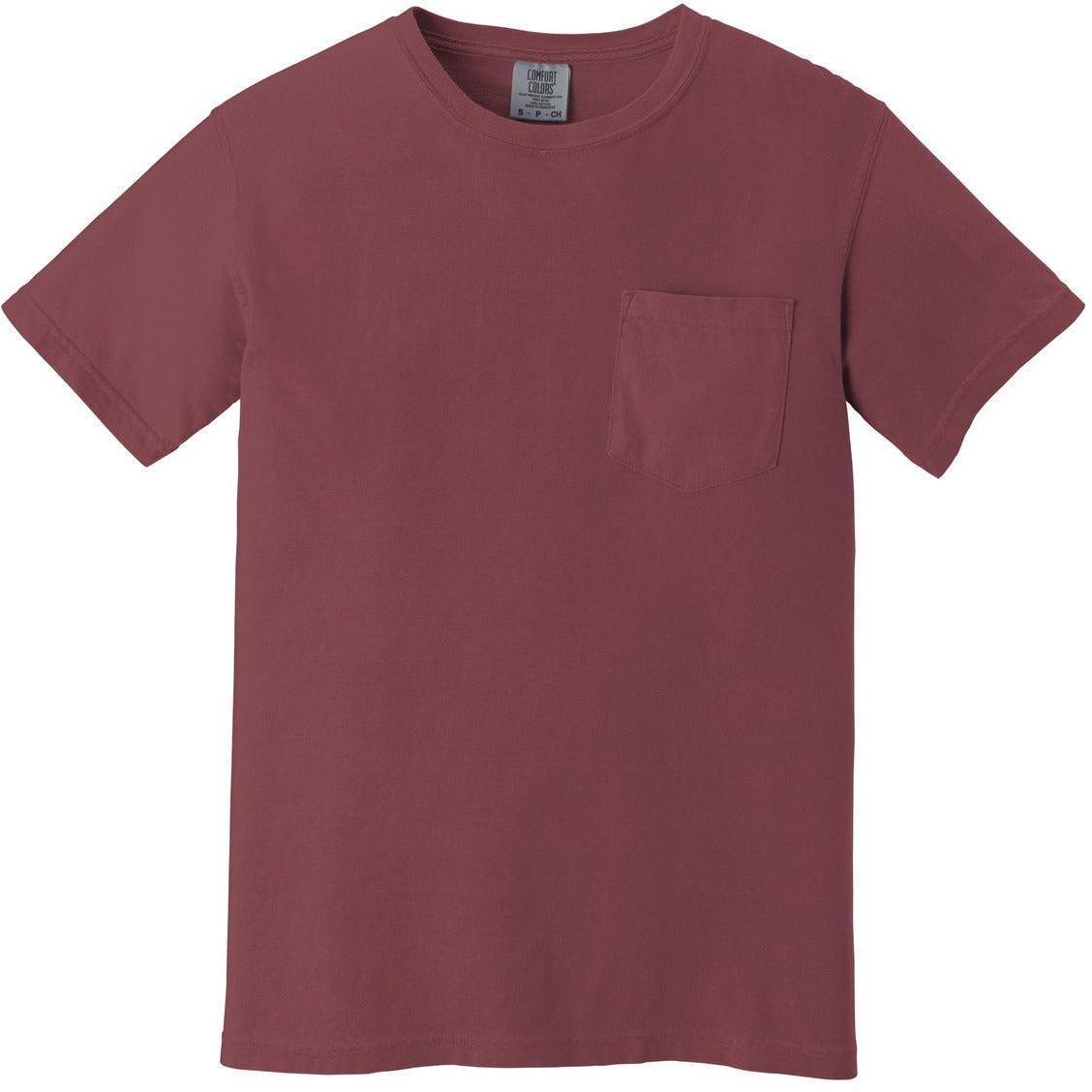 no-logo Comfort Colors Heavyweight Ring Spun Pocket Tee